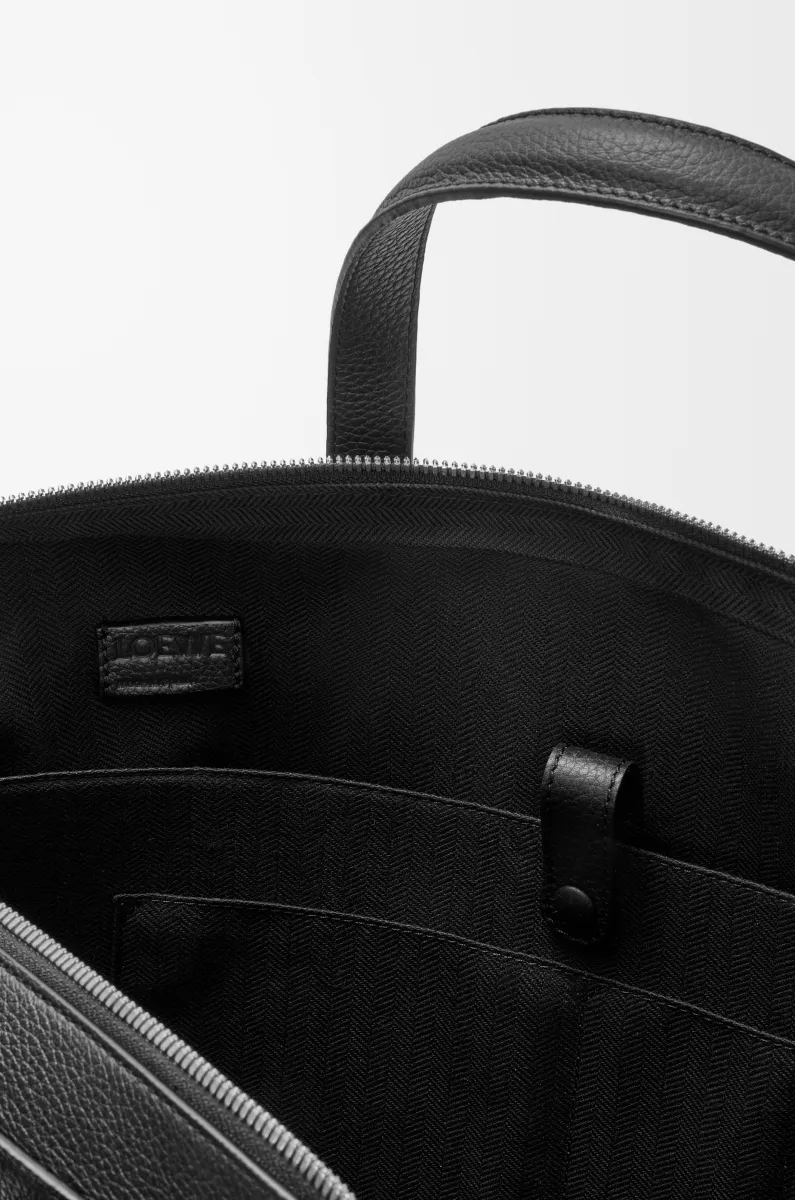 柔软粒面牛皮革 Goya 薄款公文包