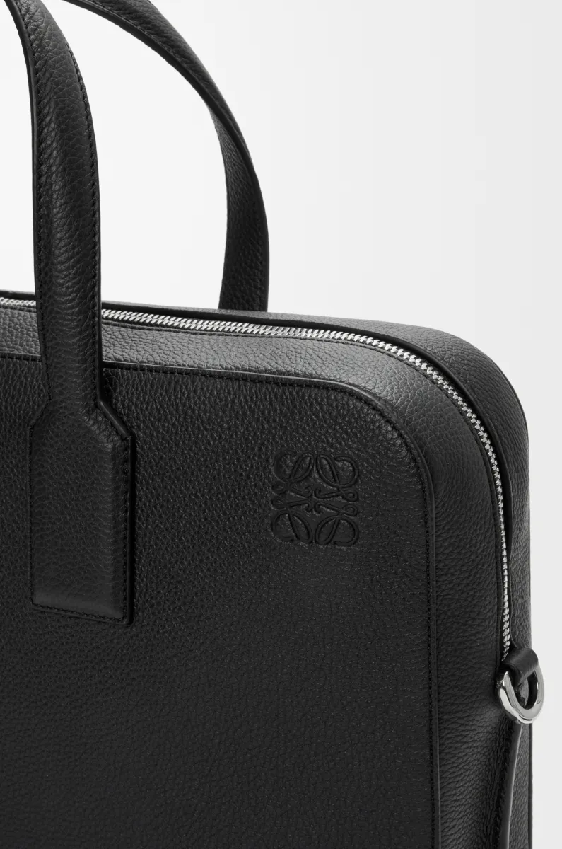 柔软粒面牛皮革 Goya 薄款公文包