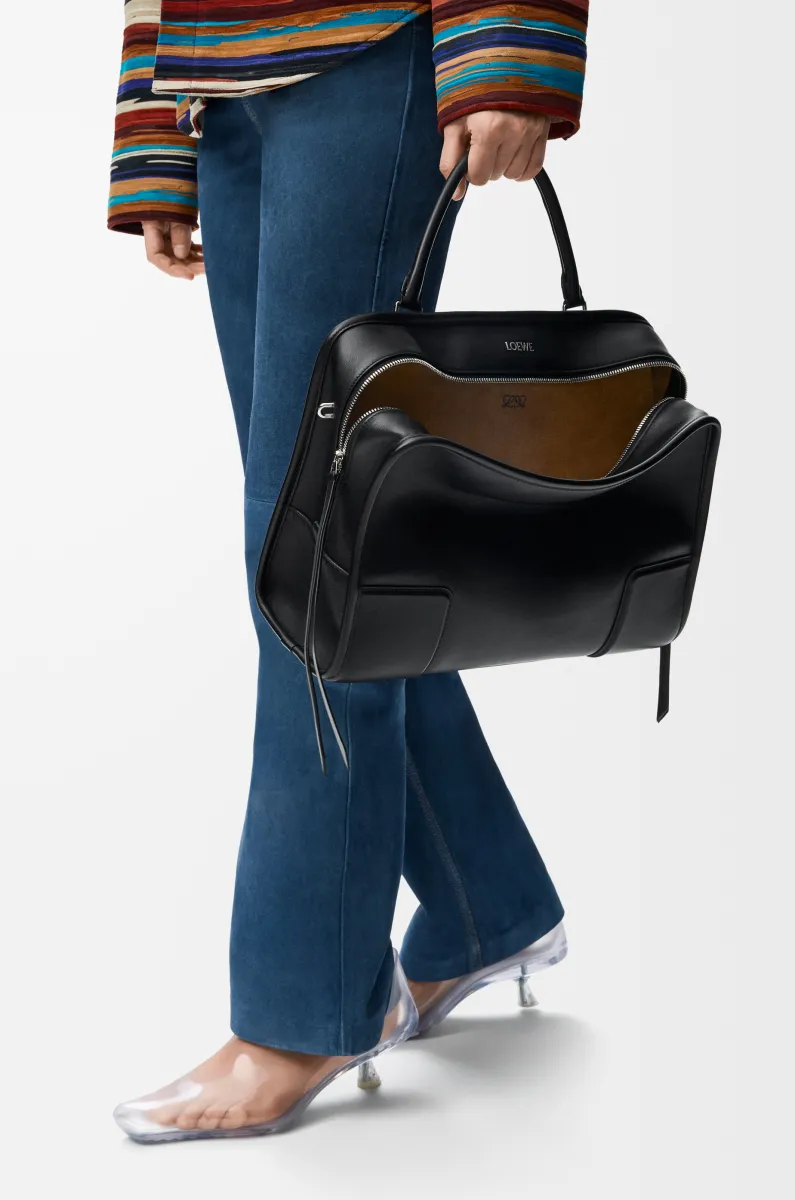 大号柔软牛皮革 Amazona 180 手袋