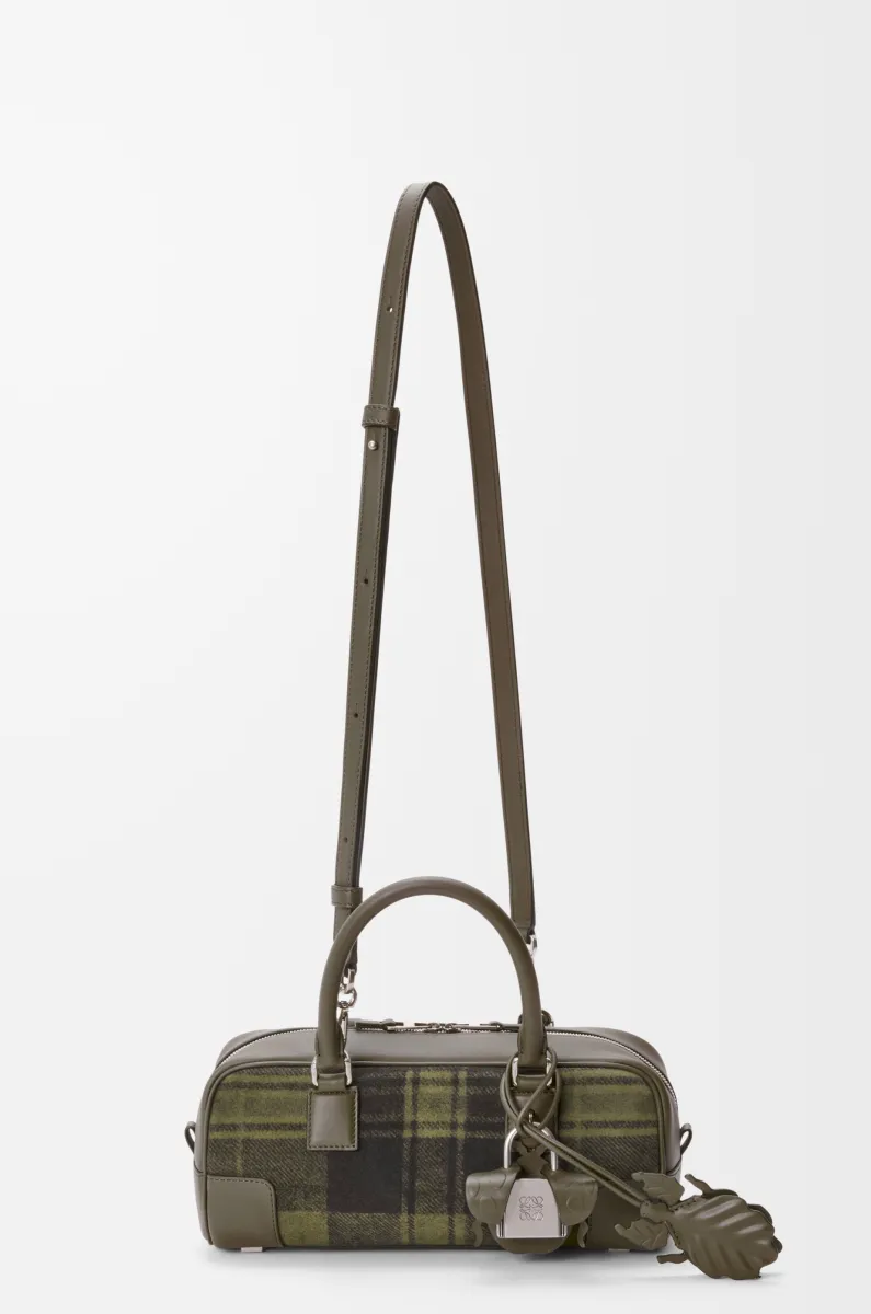 格纹绒面革和纳帕牛皮革 Amazona 23 Cropped 手袋