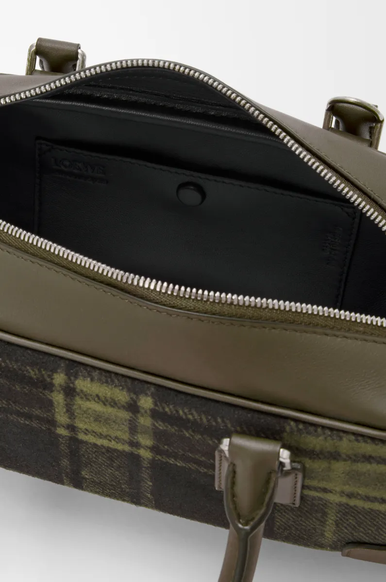 格纹绒面革和纳帕牛皮革 Amazona 23 Cropped 手袋