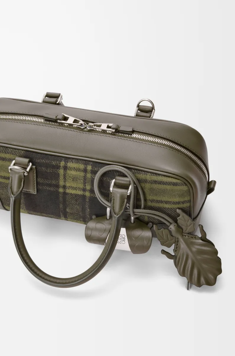 格纹绒面革和纳帕牛皮革 Amazona 23 Cropped 手袋