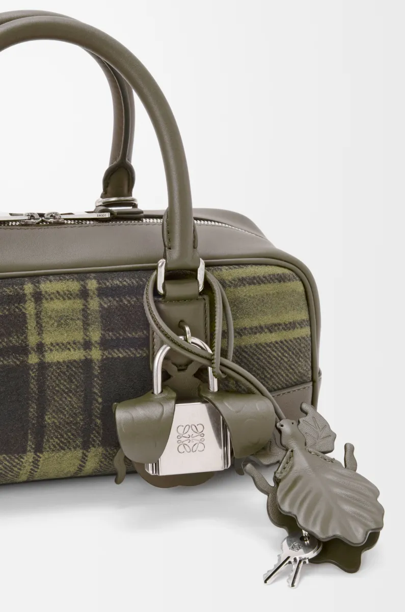 格纹绒面革和纳帕牛皮革 Amazona 23 Cropped 手袋