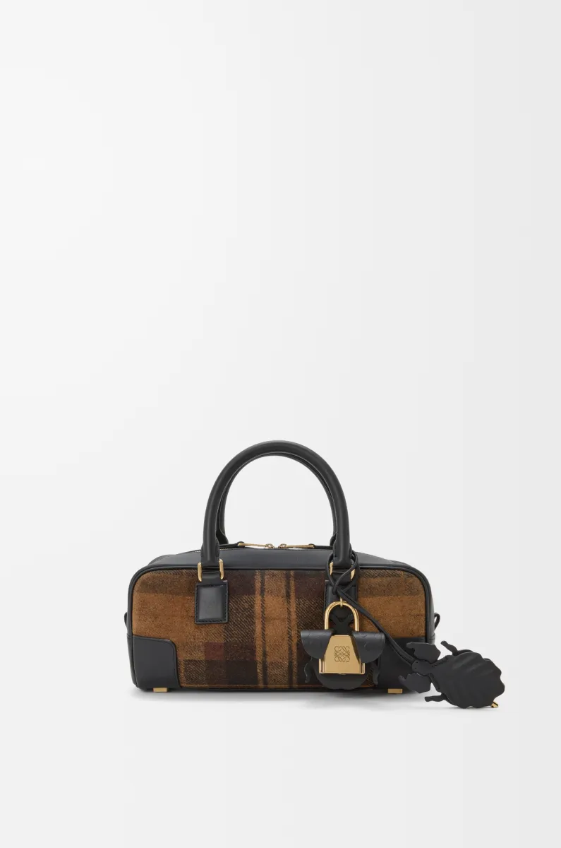 格纹绒面革和纳帕牛皮革 Amazona 23 Cropped 手袋