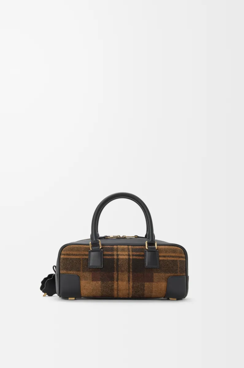 格纹绒面革和纳帕牛皮革 Amazona 23 Cropped 手袋