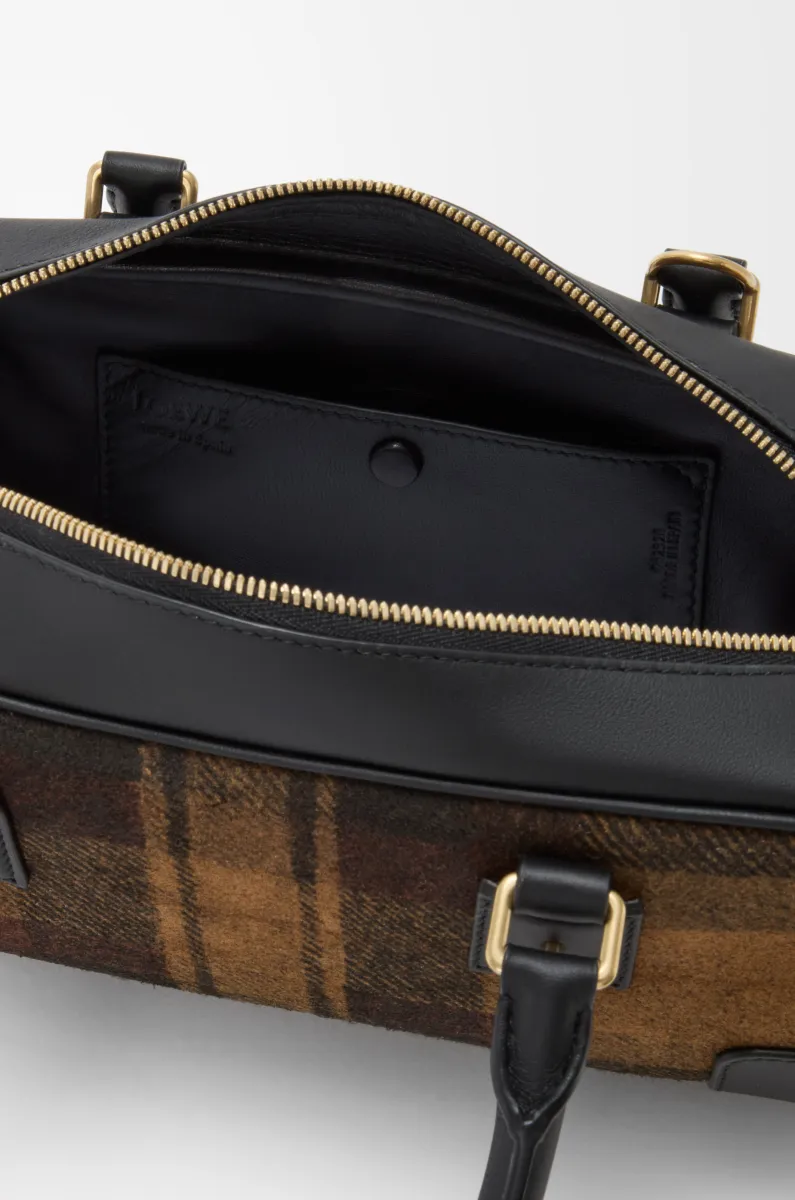 格纹绒面革和纳帕牛皮革 Amazona 23 Cropped 手袋