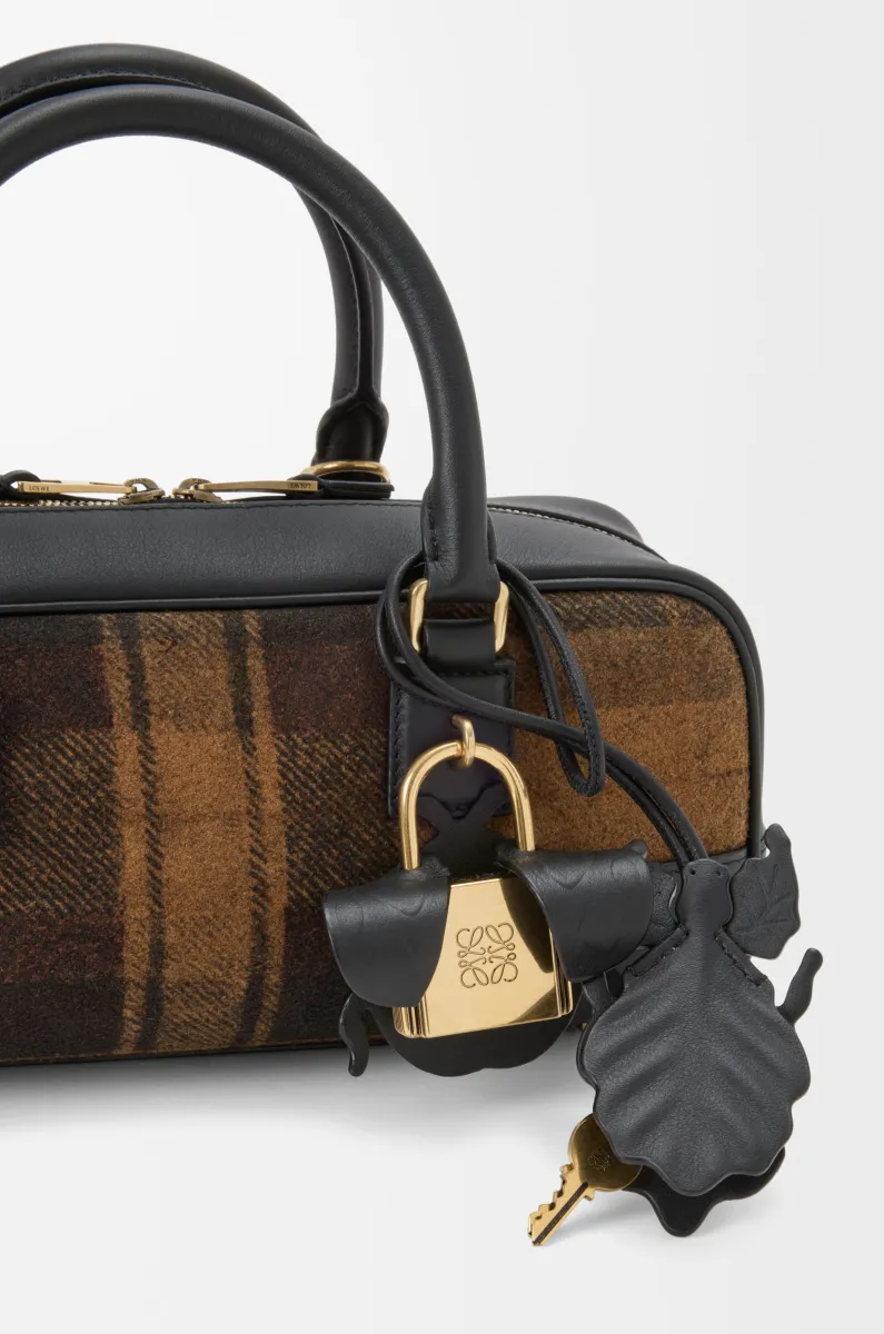 格纹绒面革和纳帕牛皮革 Amazona 23 Cropped 手袋