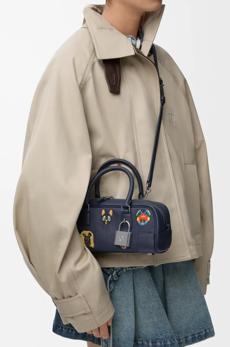 刺绣单宁布 Amazona 23 Cropped 手袋