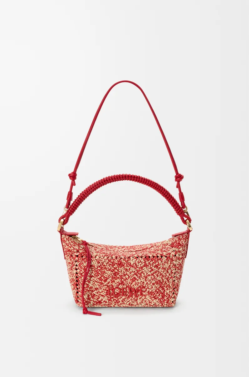 迷你混色拉菲草 Cala 手袋