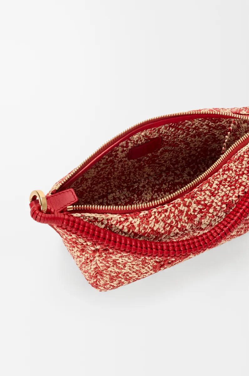 迷你混色拉菲草 Cala 手袋