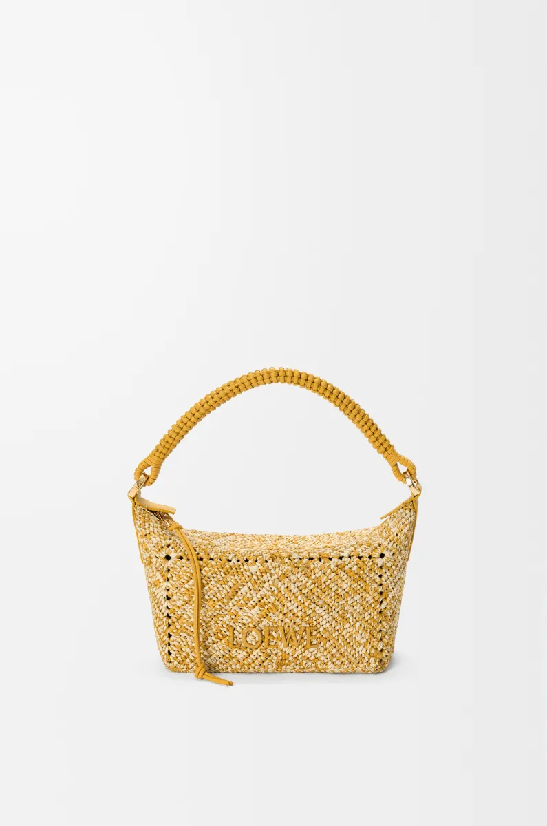 迷你混色拉菲草 Cala 手袋