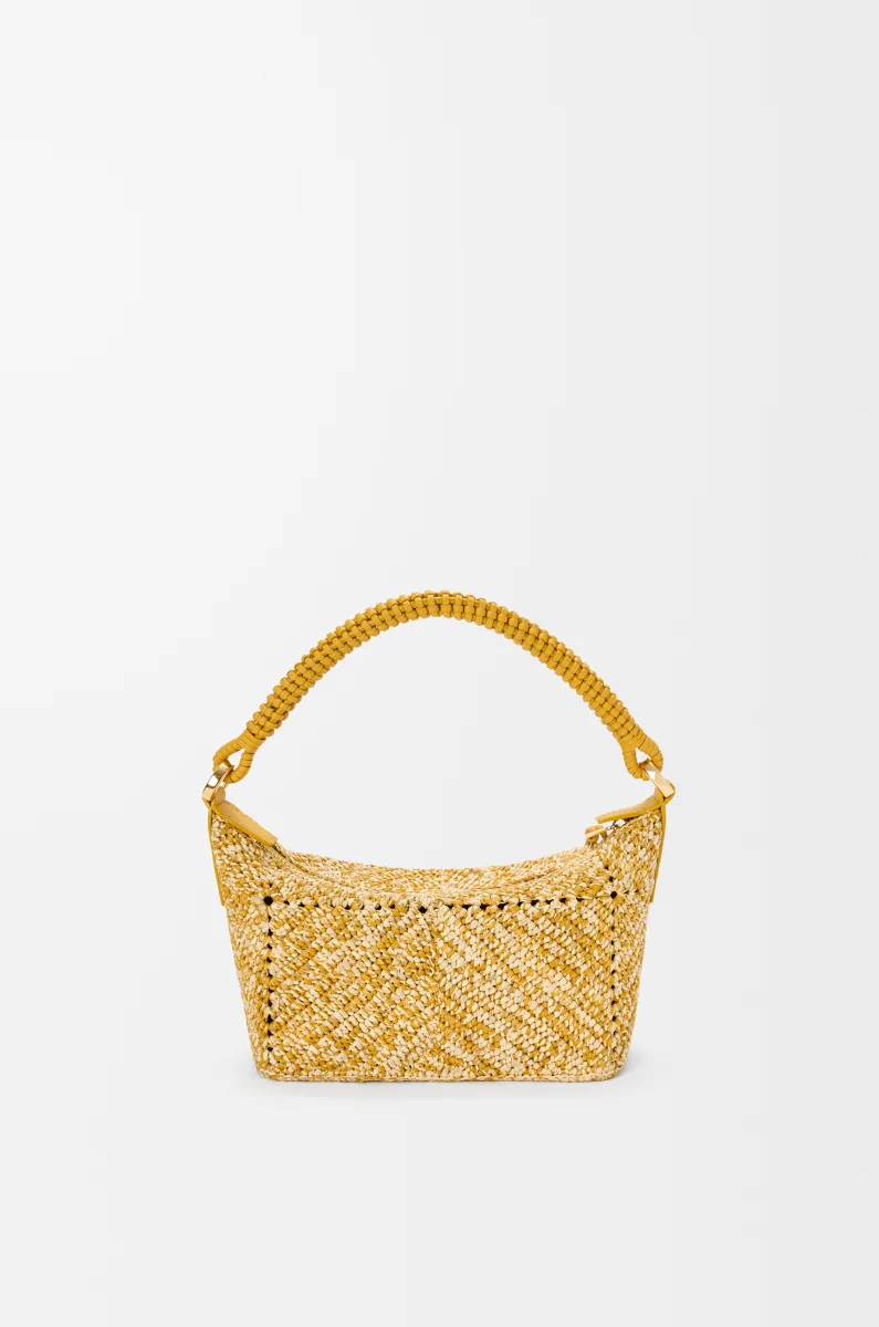 迷你混色拉菲草 Cala 手袋