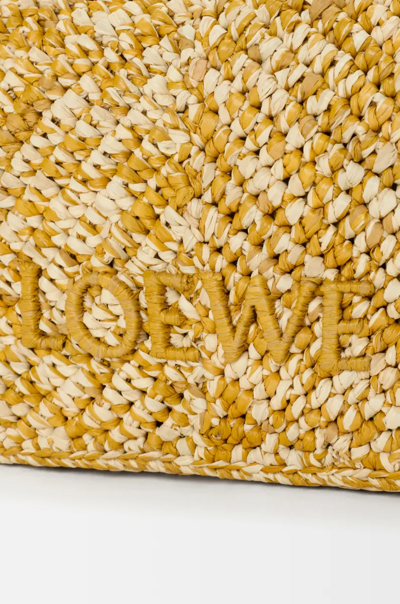 迷你混色拉菲草 Cala 手袋