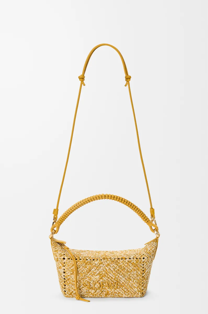 迷你混色拉菲草 Cala 手袋