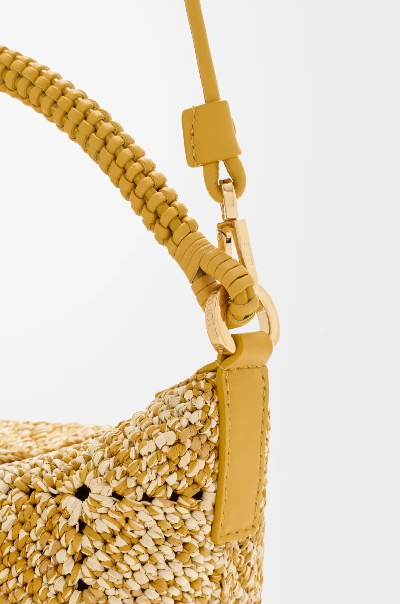 迷你混色拉菲草 Cala 手袋