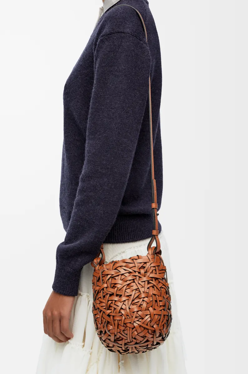 小号牛皮革 Nest Basket 手袋