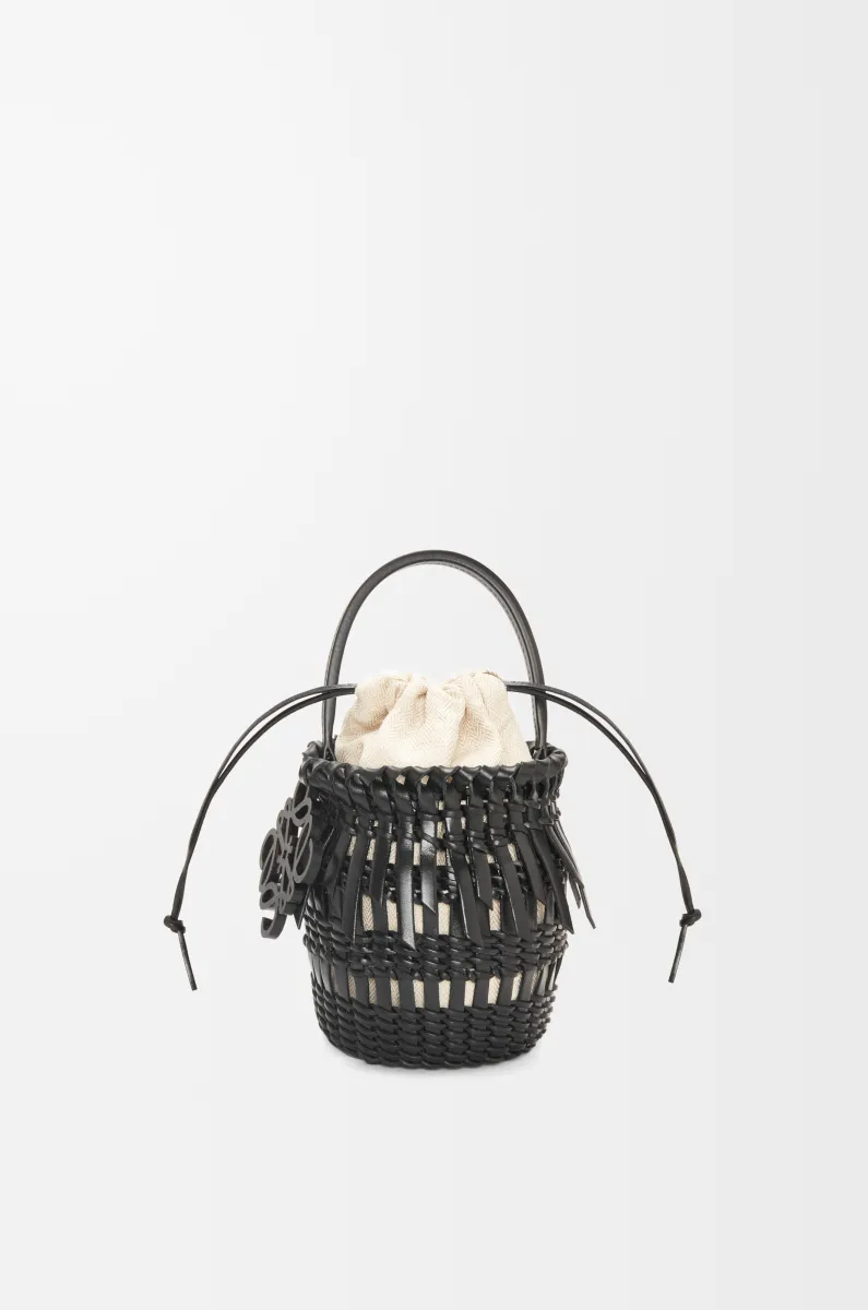 小号牛皮革流苏 Bucket 手袋