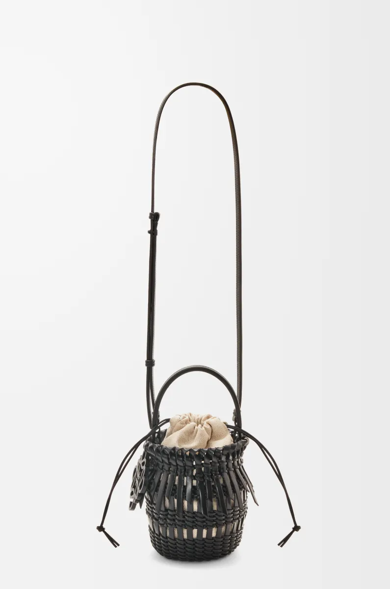 小号牛皮革流苏 Bucket 手袋