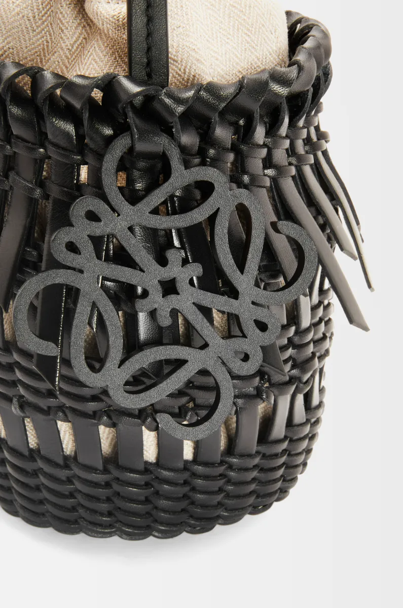 小号牛皮革流苏 Bucket 手袋