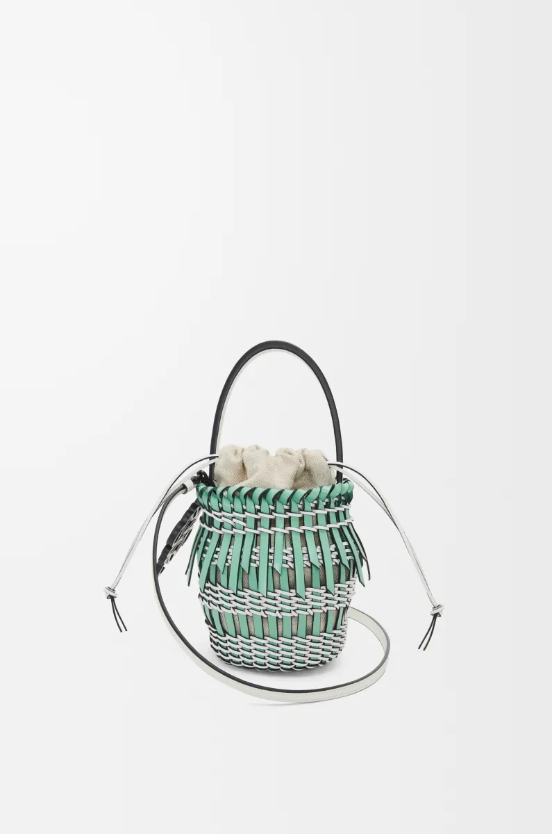 小号牛皮革流苏 Bucket 手袋