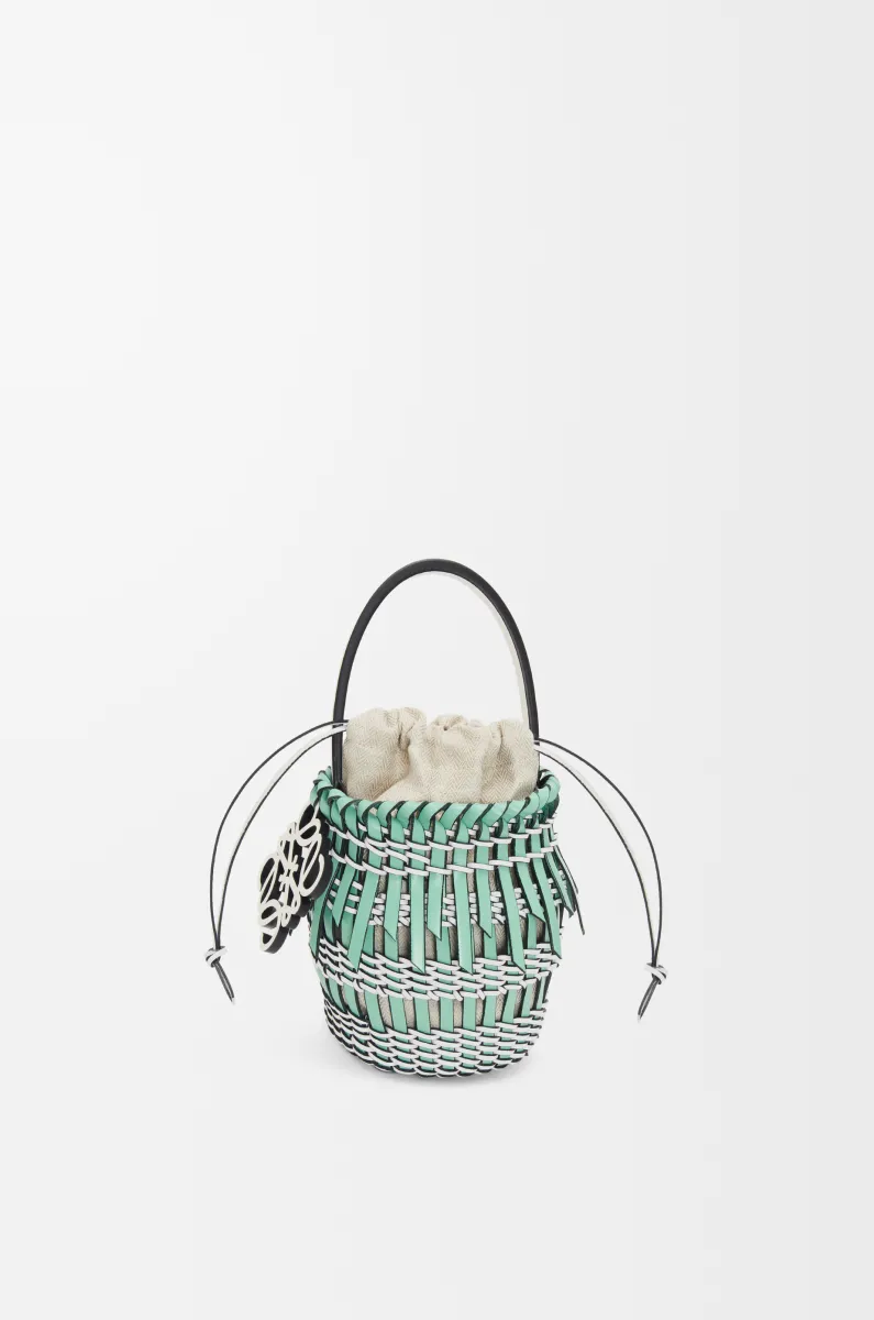 小号牛皮革流苏 Bucket 手袋