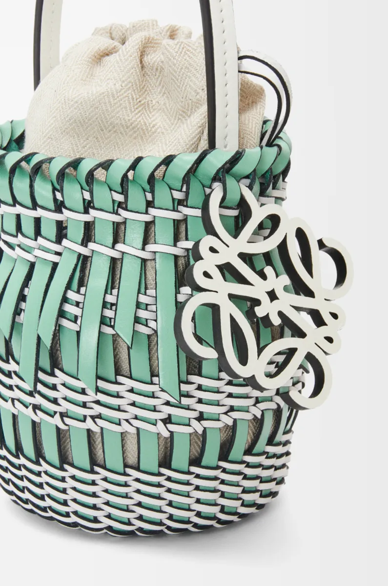 小号牛皮革流苏 Bucket 手袋