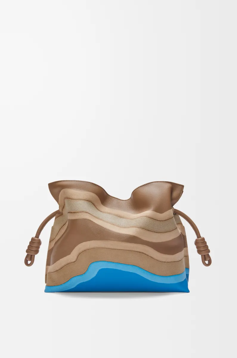 中号纳帕牛皮革 Flamenco 手拿包