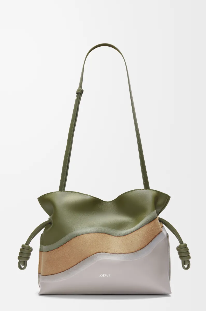 中号纳帕牛皮革 Flamenco 手拿包