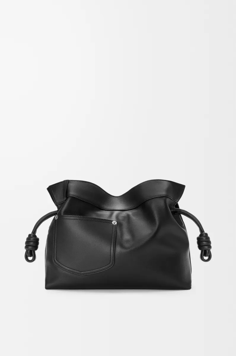 中号亮面牛皮革 Panta Flamenco 手拿包