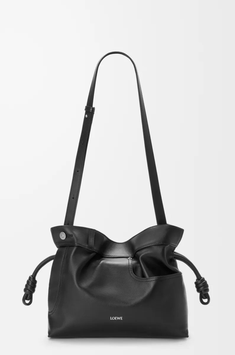 中号亮面牛皮革 Panta Flamenco 手拿包