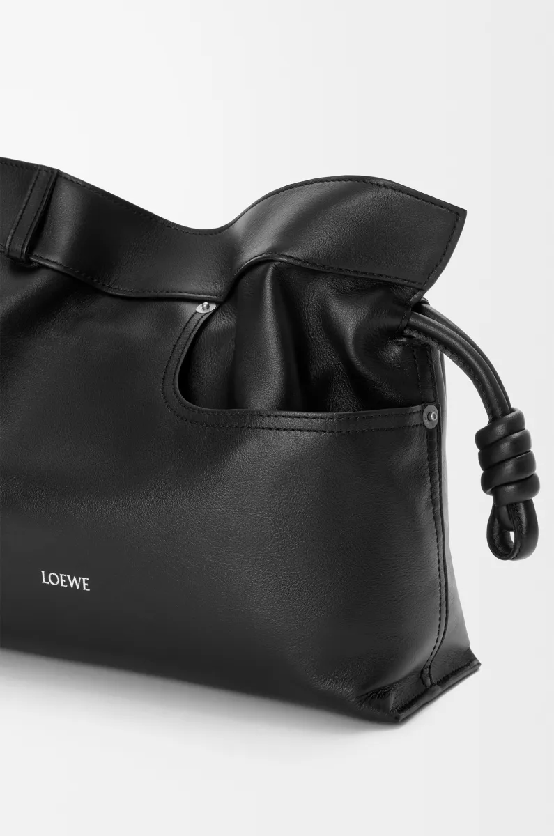 中号亮面牛皮革 Panta Flamenco 手拿包