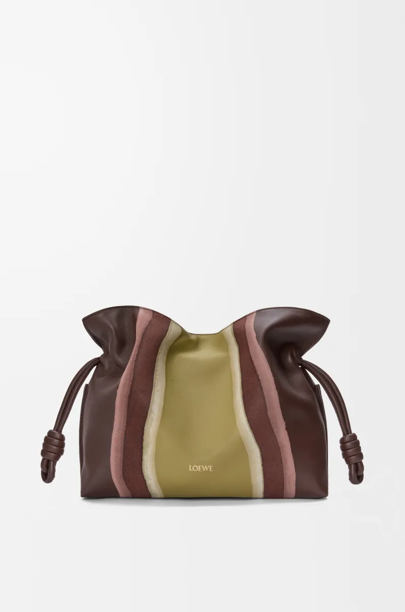 中号纳帕牛皮革 Flamenco Landscape 手拿包