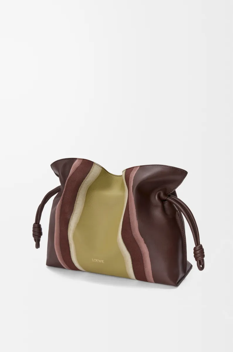 中号纳帕牛皮革 Flamenco Landscape 手拿包