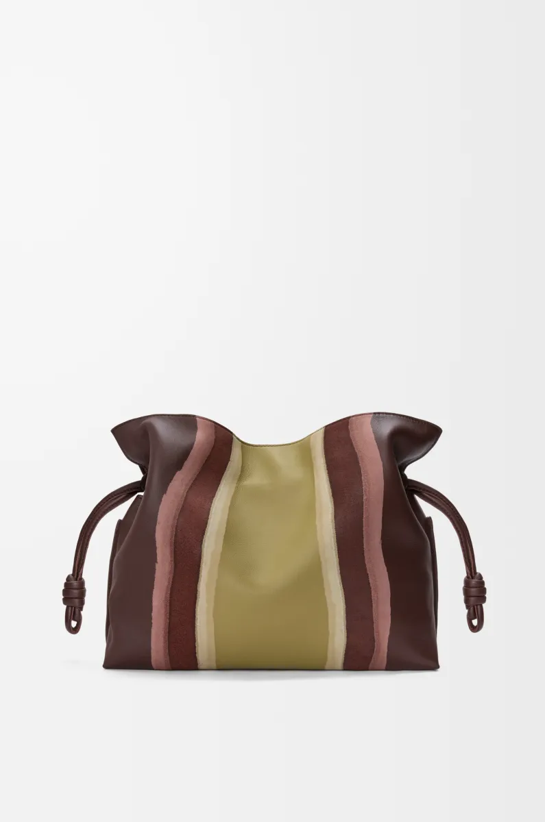 中号纳帕牛皮革 Flamenco Landscape 手拿包