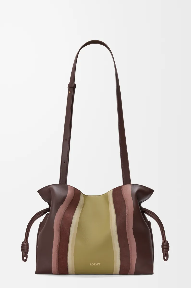 中号纳帕牛皮革 Flamenco Landscape 手拿包