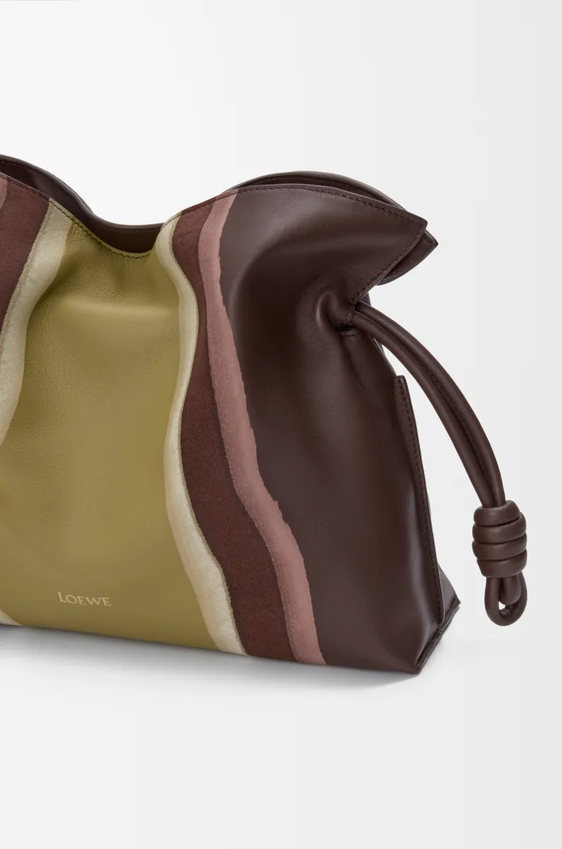 中号纳帕牛皮革 Flamenco Landscape 手拿包