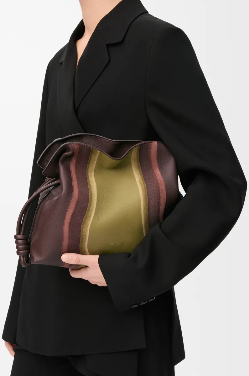 中号纳帕牛皮革 Flamenco Landscape 手拿包