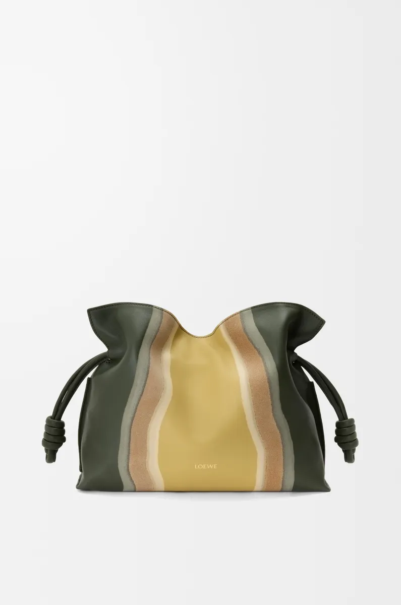 中号纳帕牛皮革 Flamenco Landscape 手拿包