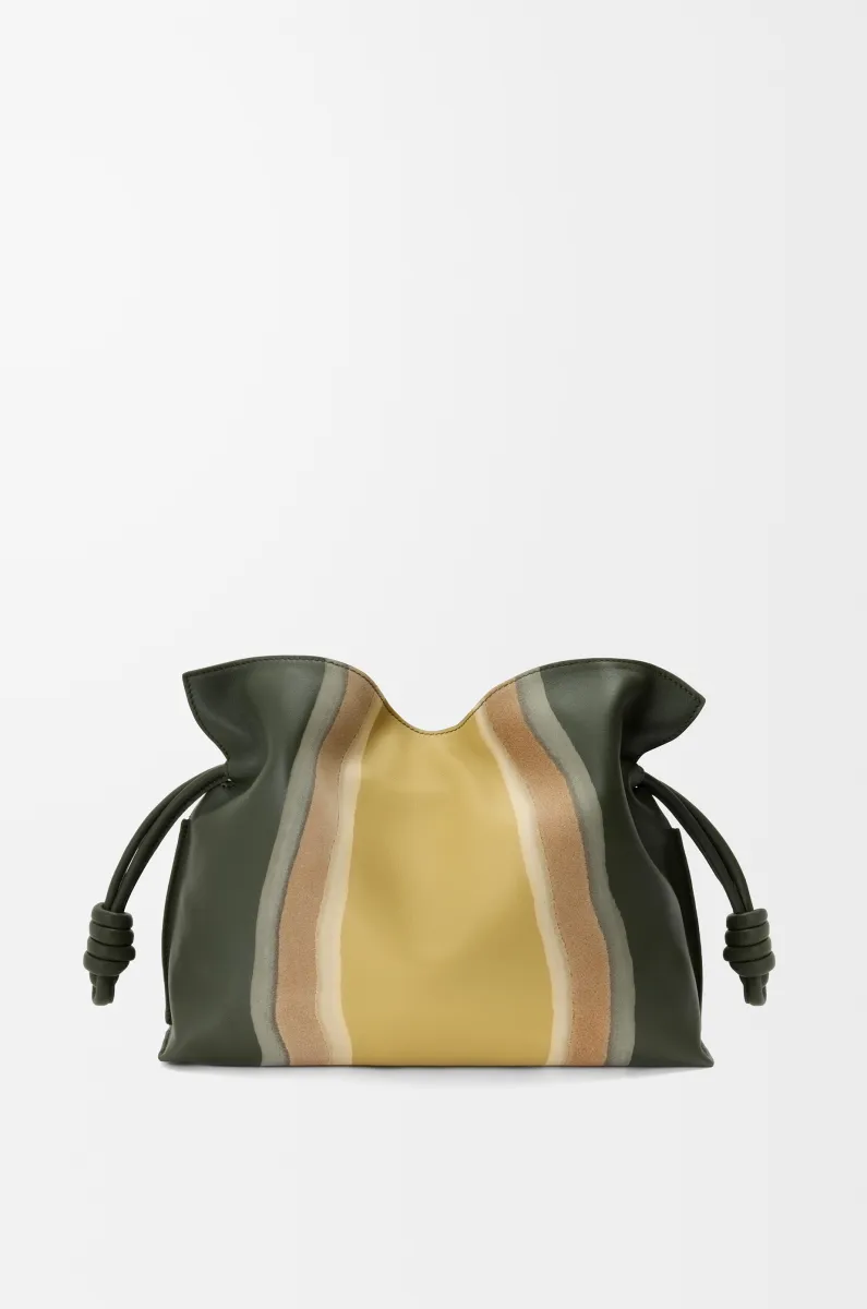 中号纳帕牛皮革 Flamenco Landscape 手拿包