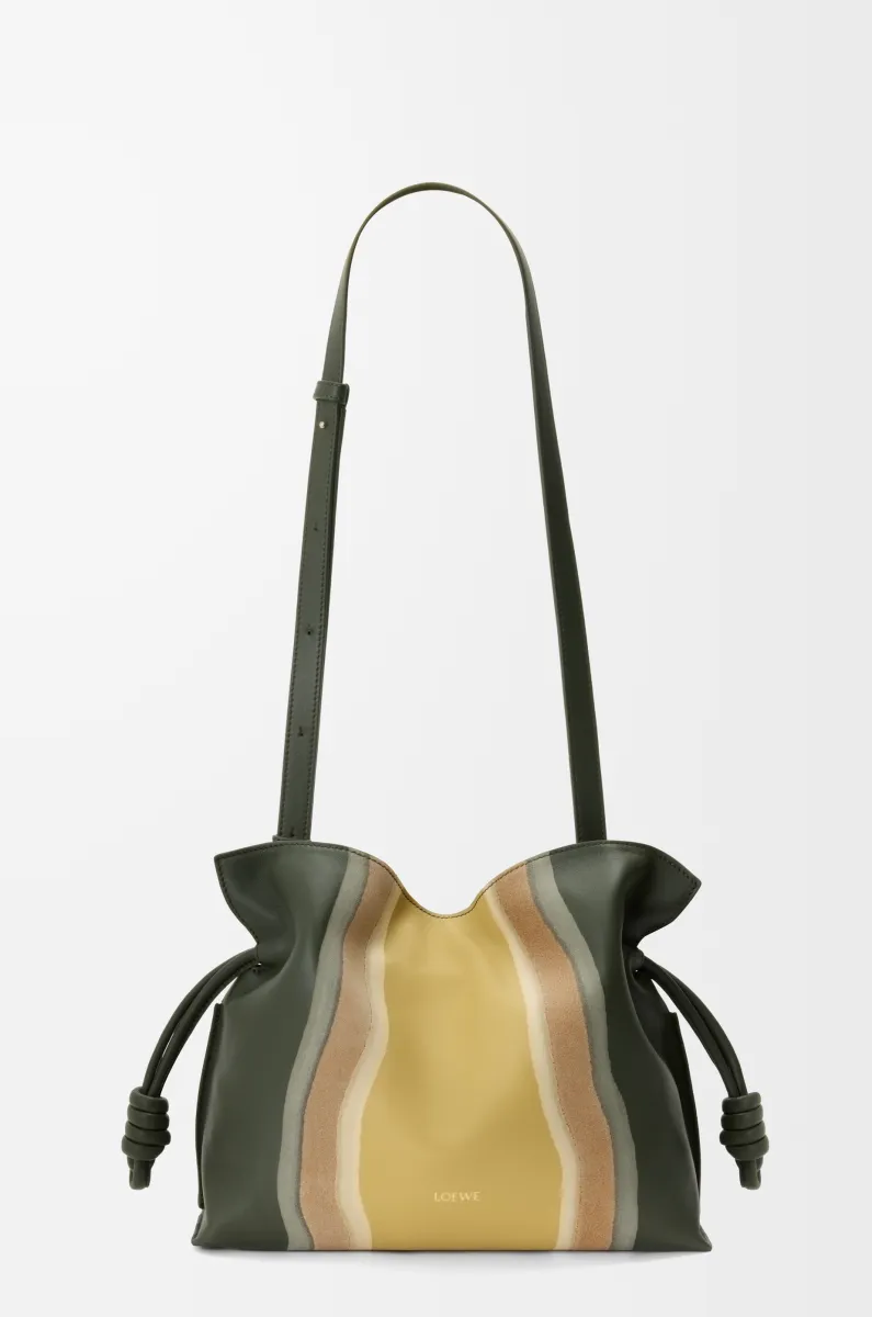 中号纳帕牛皮革 Flamenco Landscape 手拿包