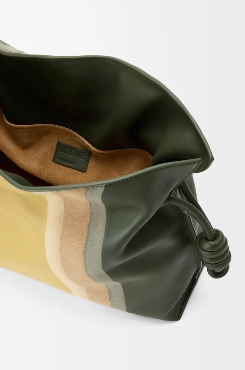 中号纳帕牛皮革 Flamenco Landscape 手拿包