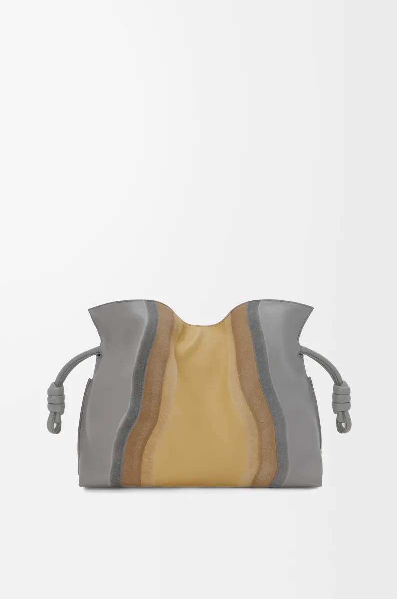 中号纳帕牛皮革 Flamenco Landscape 手拿包