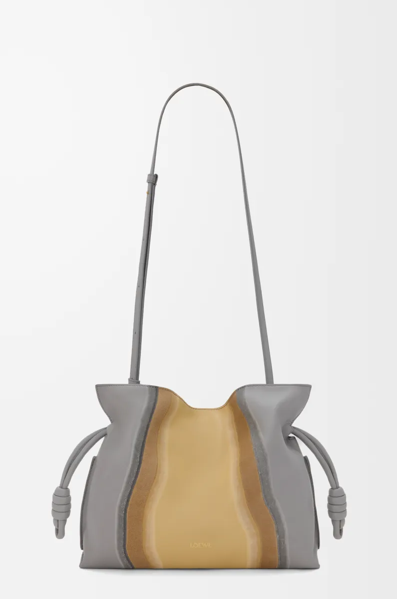 中号纳帕牛皮革 Flamenco Landscape 手拿包