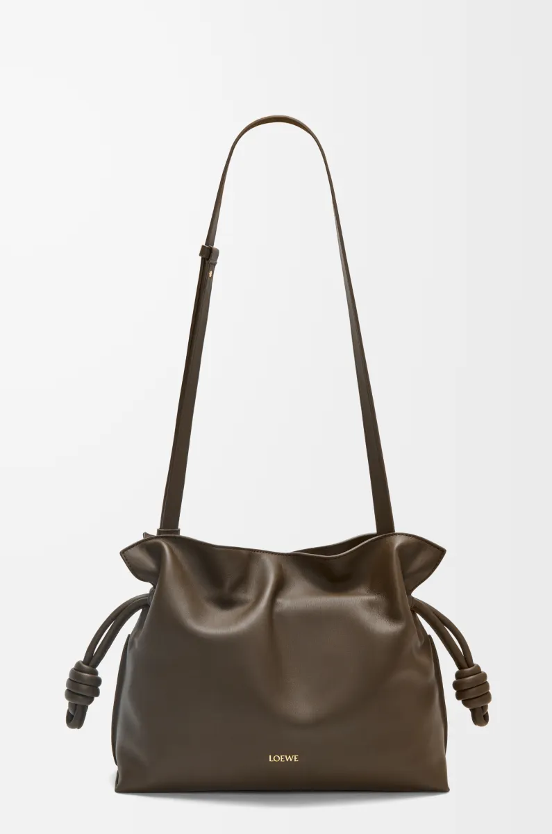 中号纳帕牛皮革 Flamenco 手拿包