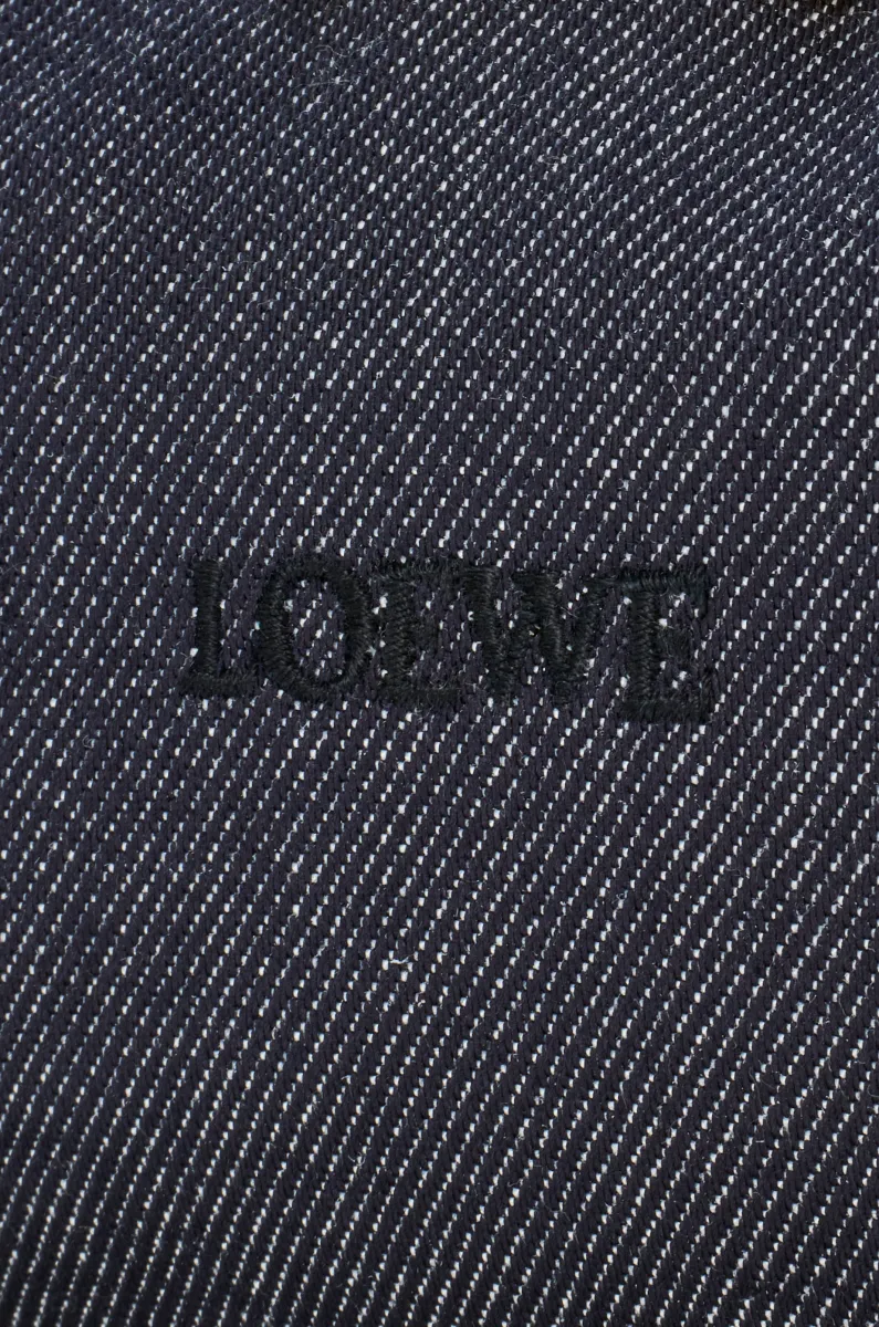 中号刺绣单宁布 Flamenco 手拿包