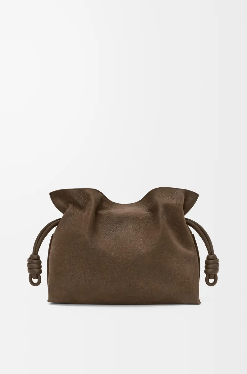 中号粒面牛巴革 Flamenco 手拿包