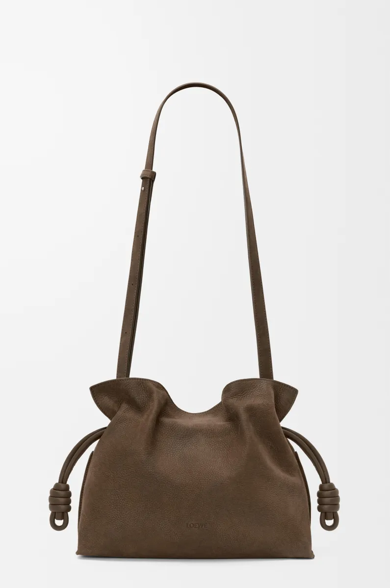 中号粒面牛巴革 Flamenco 手拿包