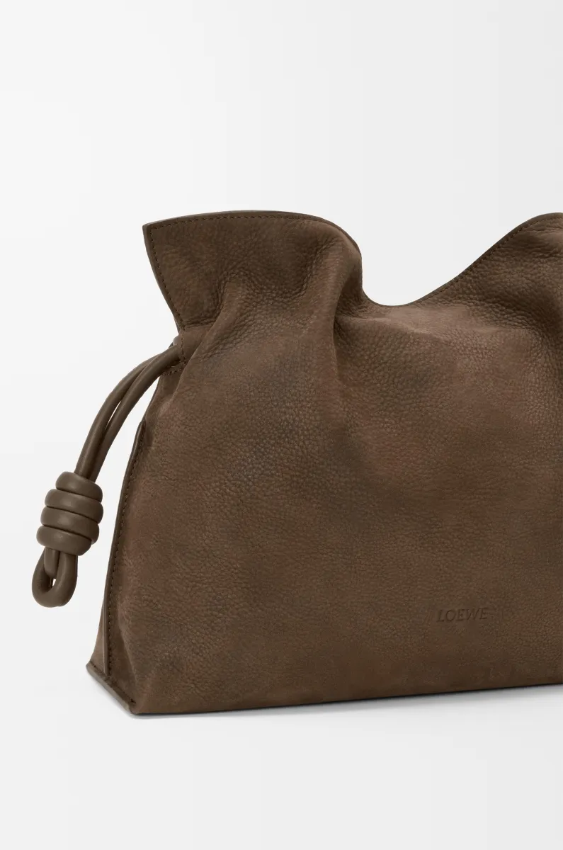 中号粒面牛巴革 Flamenco 手拿包