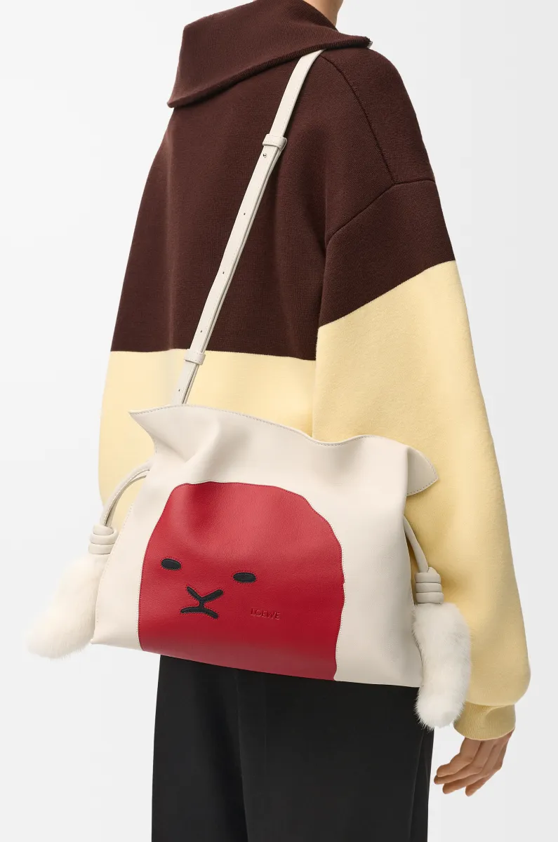 中号牛皮革 Lion Intarsio Flamenco 手拿包