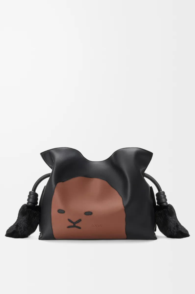 中号牛皮革 Lion Intarsio Flamenco 手拿包